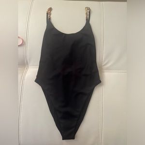 Versace black one piece